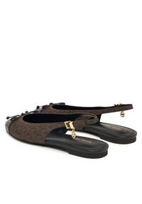 MICHAEL Michael Kors Baleriny Piper Sling 40S6PIFP1B Brązowy. Kolor: brązowy. Materiał: skóra #6