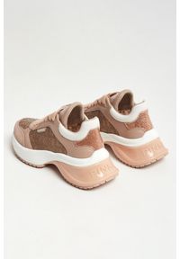 Pinko - Sneakersy damskie skórzane PINKO. Materiał: skóra