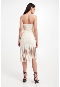 Pinko - Sukienka Spoleto PINKO. Materiał: włókno, wiskoza, tkanina. Długość rękawa: bez ramiączek. Długość: mini #5