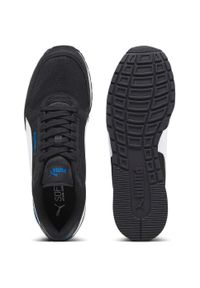 Buty do chodzenia męskie Puma ST Runner v3 Mesh. Kolor: wielokolorowy, niebieski, czarny. Materiał: guma, tkanina, zamsz, materiał, syntetyk. Sport: turystyka piesza