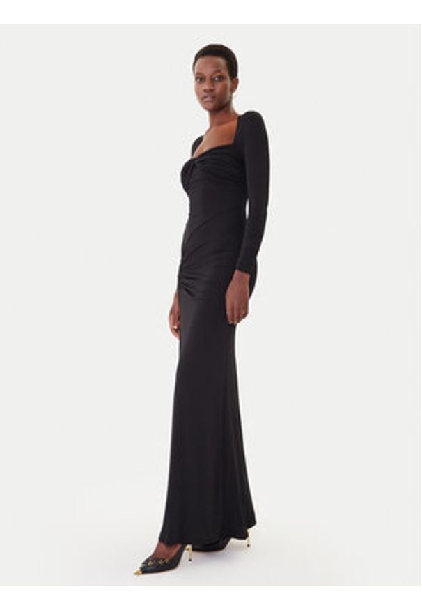 Marciano Guess Sukienka wieczorowa 5BGK23 6257A Czarny Regular Fit. Kolor: czarny. Materiał: syntetyk. Styl: wizytowy