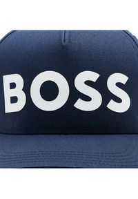 BOSS - Boss Czapka z daszkiem 50490382 Niebieski. Kolor: niebieski. Materiał: materiał