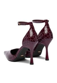 DeeZee Szpilki CEO-LS6049-10 Bordowy. Kolor: czerwony. Materiał: materiał. Obcas: na szpilce #6