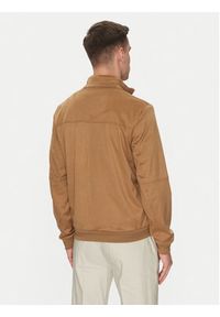 Geox Kurtka z imitacji skóry Blainey M5520P T3196 F5265 Beżowy Regular Fit. Kolor: beżowy. Materiał: skóra