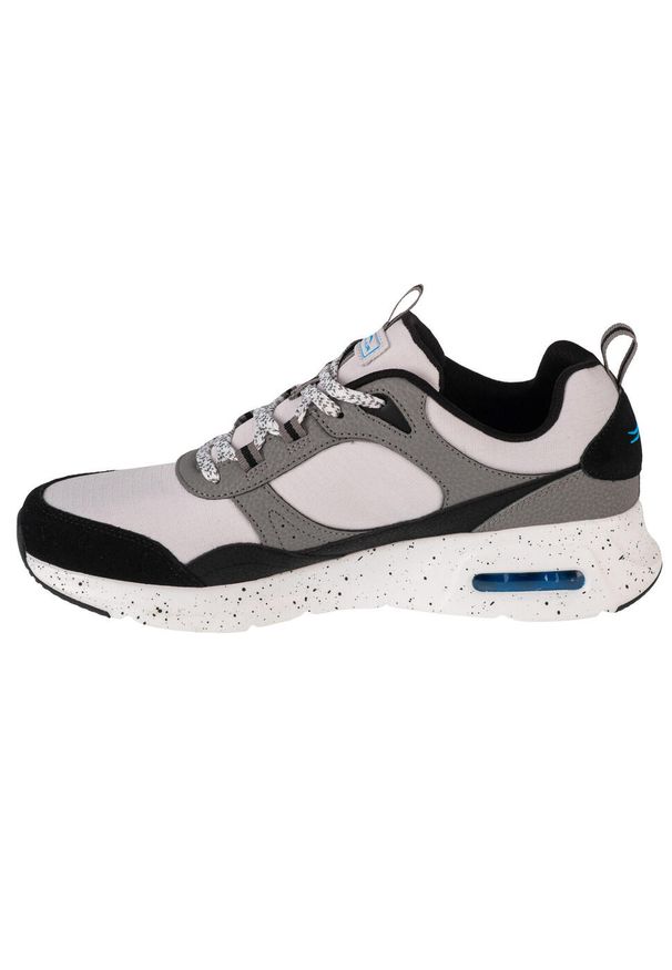 skechers - Buty sportowe Sneakersy męskie, Skechers Skech-Air Court - Yatton. Kolor: biały, wielokolorowy, czarny, szary. Sport: turystyka piesza