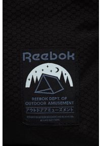 Reebok Classic Plecak kolor czarny duży gładki. Kolor: czarny. Materiał: poliester. Wzór: gładki