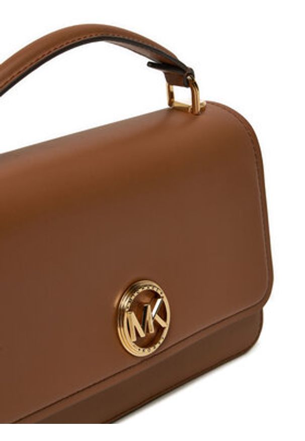 MICHAEL Michael Kors Torebka Delancey 30T4GD8S6L Brązowy. Kolor: brązowy. Materiał: skórzane