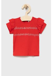 BIRBA&TRYBEYOND - Birba&Trybeyond t-shirt dziecięcy kolor czerwony. Okazja: na co dzień. Kolor: czerwony. Długość rękawa: krótki rękaw. Długość: krótkie. Styl: casual