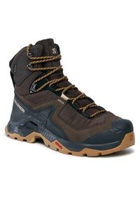 salomon - Salomon Trekkingi Quest Element GORE-TEX L47216100 Brązowy. Kolor: brązowy. Materiał: skóra, nubuk. Technologia: Gore-Tex. Sport: turystyka piesza