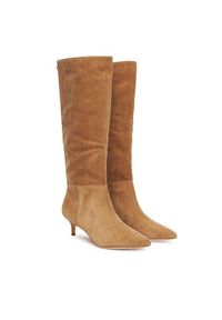 Lauren Ralph Lauren - LAUREN RALPH LAUREN Kozaki 802967811001 Brązowy. Kolor: brązowy. Materiał: skóra, zamsz #5