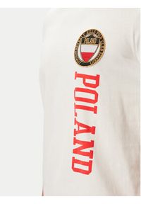 Beverly Hills Polo Club T-Shirt F-SS26M-TS0005 POL Biały Regular Fit. Typ kołnierza: polo. Kolor: biały. Materiał: bawełna #3