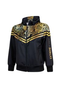 Bluza damska sportowa rozpinana z kapturem EXTREME HOBBY ROSE. Typ kołnierza: kaptur. Kolor: czarny. Materiał: poliester