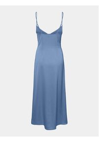 YAS Sukienka wieczorowa Athena 26032472 Niebieski Regular Fit. Kolor: niebieski. Materiał: syntetyk. Styl: wizytowy