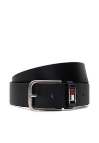 Tommy Jeans Pasek Męski Tjm Scanton 4.0 AM0AM13687 Czarny. Kolor: czarny. Materiał: skóra #1