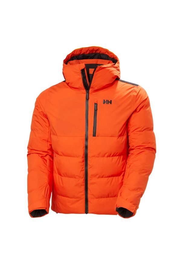 Kurtka narciarska z kapturem Helly Hansen Kvitfjell Race. Typ kołnierza: kaptur. Kolor: czerwony. Materiał: puch. Sezon: zima. Sport: narciarstwo