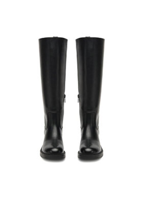 Jenny - JENNY Kozaki CEO-HY80171S-1 Czarny. Kolor: czarny. Materiał: materiał