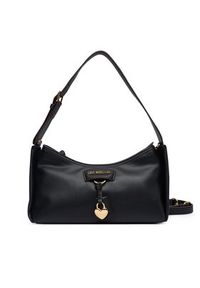 Love Moschino - LOVE MOSCHINO Torebka Charmy JC4159PP1PL1300A Czarny. Kolor: czarny. Materiał: skórzane #6