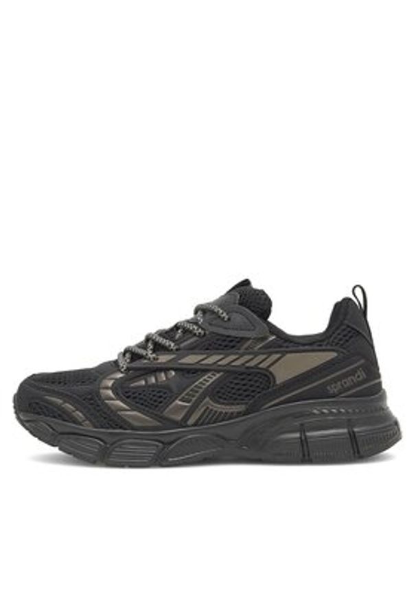 Sprandi Sneakersy WP-2311101A Czarny. Kolor: czarny. Materiał: materiał