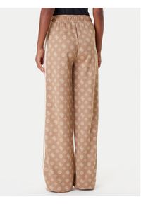 Guess Spodnie dresowe V5YB10 K0282 Brązowy Relaxed Fit. Kolor: brązowy. Materiał: syntetyk #5