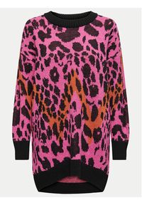 only - ONLY Sweter Helena 15332159 Różowy Oversize. Kolor: różowy. Materiał: syntetyk #4