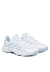 Adidas - adidas Buty do tenisa Courtjam Control 3 KI3443 Biały. Kolor: biały. Materiał: materiał. Sport: tenis #3