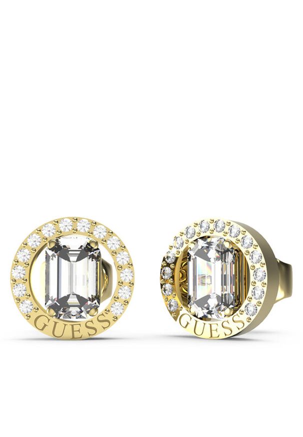 Guess Kolczyki JUBE04 654JW Złoty. Materiał: metalowe. Kolor: złoty
