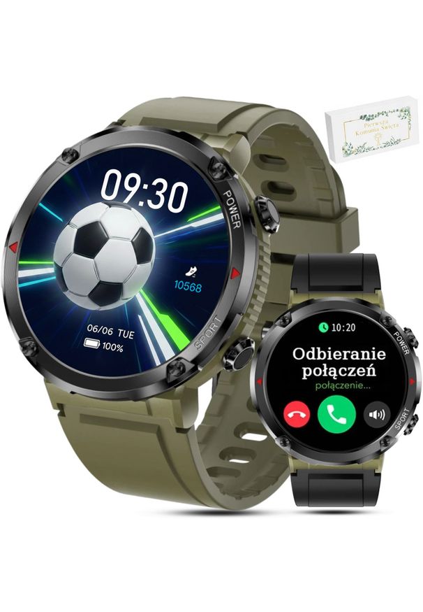 Gravity Zegarek dziecięcy SMARTWATCH GRAVITY GT21-7 khaki/khaki/BK. Rodzaj zegarka: smartwatch. Kolor: brązowy