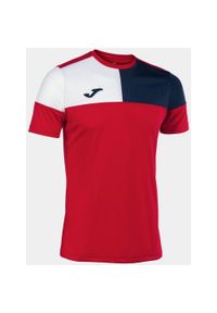 Koszulka Sportowa Joma Crew XL - Oddychająca i Trwała. Kolor: wielokolorowy, niebieski, biały, czerwony. Sport: piłka nożna #1