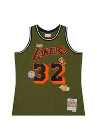 Mitchell & Ness - Koszulka NBA Los Angeles Lakers Magic Johnson Flight Swingman 1984. Kolor: zielony. Sport: koszykówka #1
