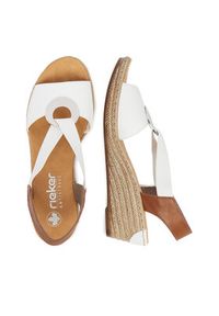 Rieker Sandały CEO-624H6-81 Biały. Kolor: biały. Materiał: skóra #2