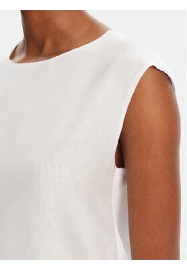 Marella Bluzka Zinco 2515111072 Biały Regular Fit. Kolor: biały. Materiał: bawełna