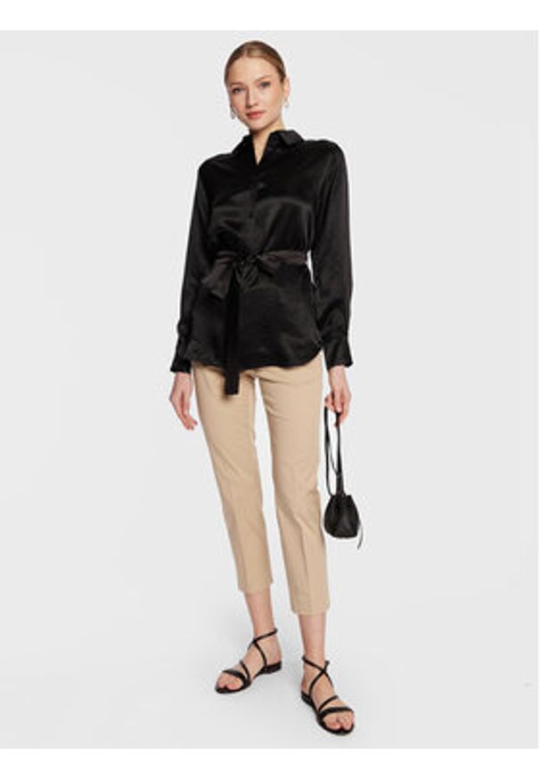 Weekend Max Mara Spodnie materiałowe Cecco 23513106 Beżowy Slim Fit. Kolor: beżowy. Materiał: bawełna, materiał