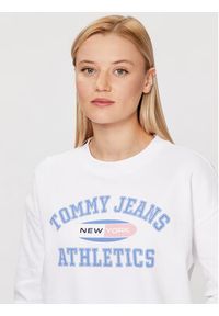 Tommy Jeans Bluza DW0DW16121 Biały Regular Fit. Kolor: biały. Materiał: bawełna