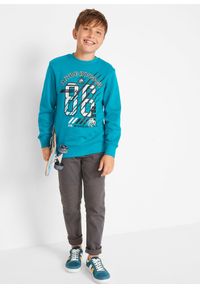 bonprix - Bluza z czystej bawełny organicznej (2 szt.). Kolor: czarny. Materiał: bawełna. Wzór: nadruk, aplikacja. Styl: sportowy #2