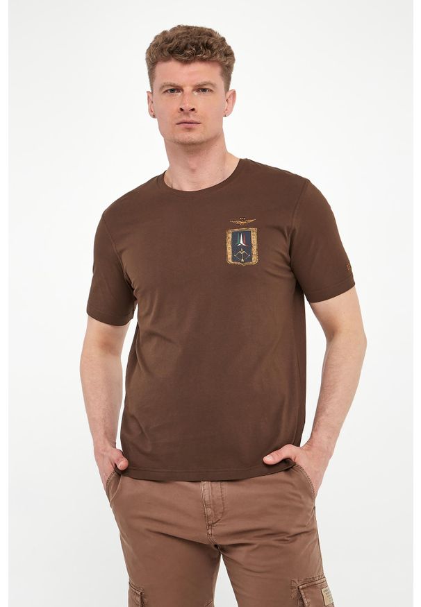 Aeronautica Militare - T-shirt męski z logo AERONAUTICA MILITARE
