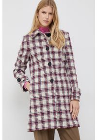 Sisley płaszcz z domieszką wełny przejściowy. Okazja: na co dzień. Materiał: wełna. Styl: casual #1