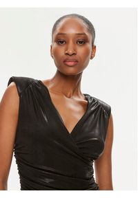 Elisabetta Franchi Sukienka koktajlowa AB-528-42E2-6000 Czarny Slim Fit. Kolor: czarny. Materiał: syntetyk. Styl: wizytowy #8