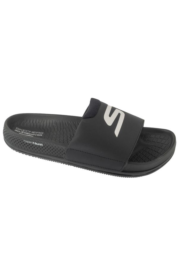 skechers - Klapki na basen męskie, Arch Fit Hyper Slide. Kolor: czarny. Sport: pływanie