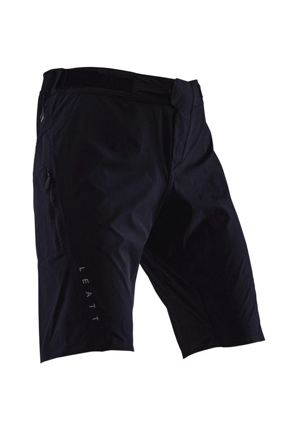 Spodenki rowerowe (+spodenki kolarskie z pampersem w zestawie) LEATT Shorts. Kolor: czarny. Sport: kolarstwo