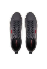 Hugo - HUGO Sneakersy Morrie 50541210 Granatowy. Kolor: niebieski. Materiał: skóra