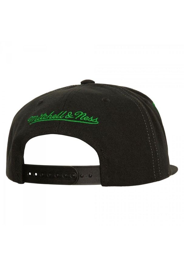 Czapka z daszkiem do koszykówki Mitchell & Ness Boston Celtics czarna. Kolor: czarny