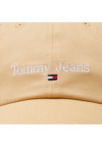 Tommy Jeans Czapka z daszkiem AW0AW12622 Beżowy. Kolor: beżowy. Materiał: materiał, bawełna