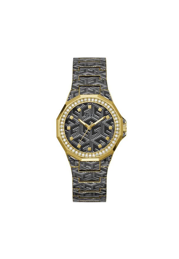 Guess Zegarek Misfit GW0597L1 Czarny. Kolor: czarny