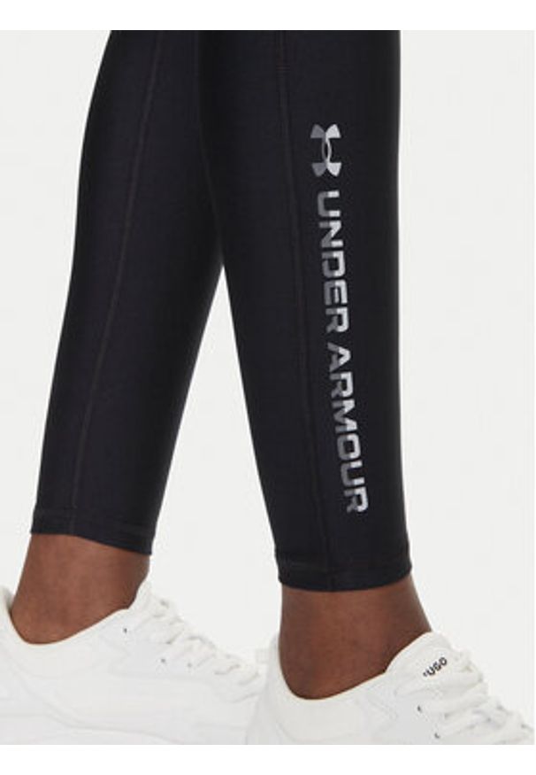 Under Armour Legginsy Tech™ Branded 6001621 Czarny Slim Fit. Kolor: czarny. Materiał: syntetyk