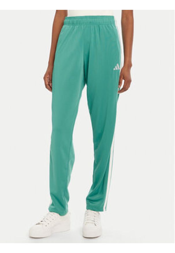 Adidas - adidas Dres Essentials 3-Stripes JD2687 Zielony Regular Fit. Kolor: zielony. Materiał: syntetyk