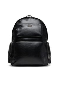 Guess Plecak 177229 Czarny. Kolor: czarny. Materiał: skóra