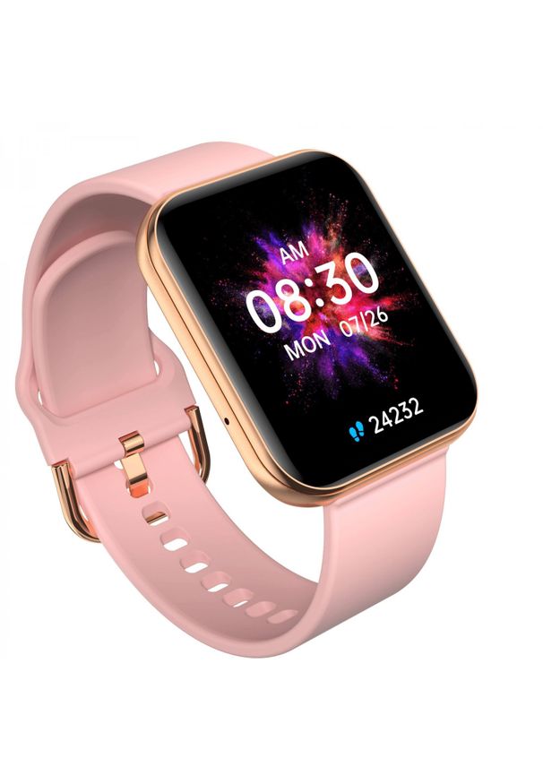 GARETT - Garett GRC Maxx złoty. Rodzaj zegarka: smartwatch. Kolor: złoty. Styl: klasyczny, sportowy, elegancki