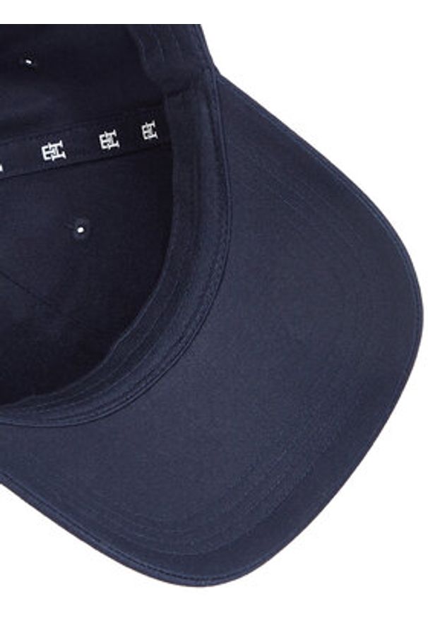 TOMMY HILFIGER - Tommy Hilfiger Czapka z daszkiem Elevated Chic Cap AW0AW17128 Granatowy. Kolor: niebieski. Materiał: bawełna, materiał