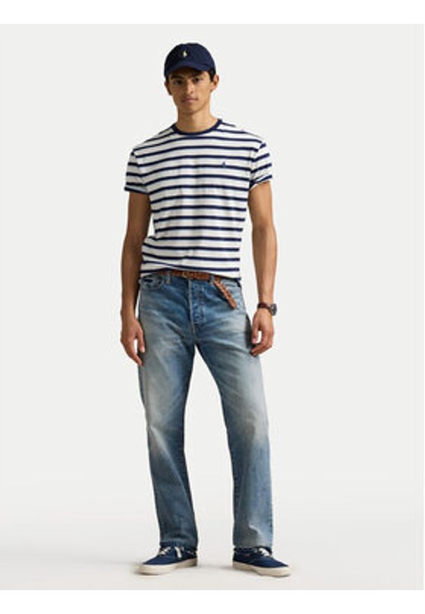 Polo Ralph Lauren T-Shirt 710964719001 Biały Classic Fit. Typ kołnierza: polo. Kolor: biały. Materiał: bawełna
