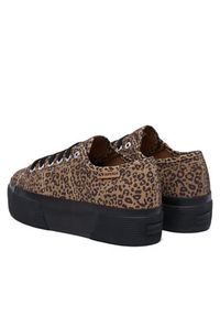 Superga Tenisówki 3790 Platform S8145YW Brązowy. Kolor: brązowy. Materiał: materiał. Obcas: na platformie #5